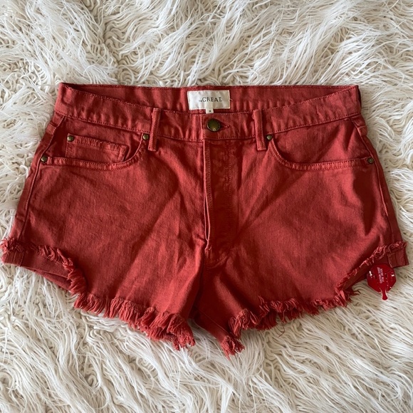 The GREAT. The Cut Off Shorts 29 NWT - Picture 2 of 14